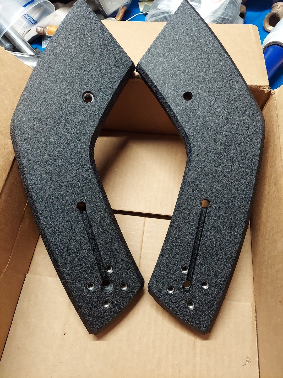 MALIBU G3 TOWER SPEAKER BRACKET KIT 6169117-BLKW Black Wrinkle NIB(5-WB1)