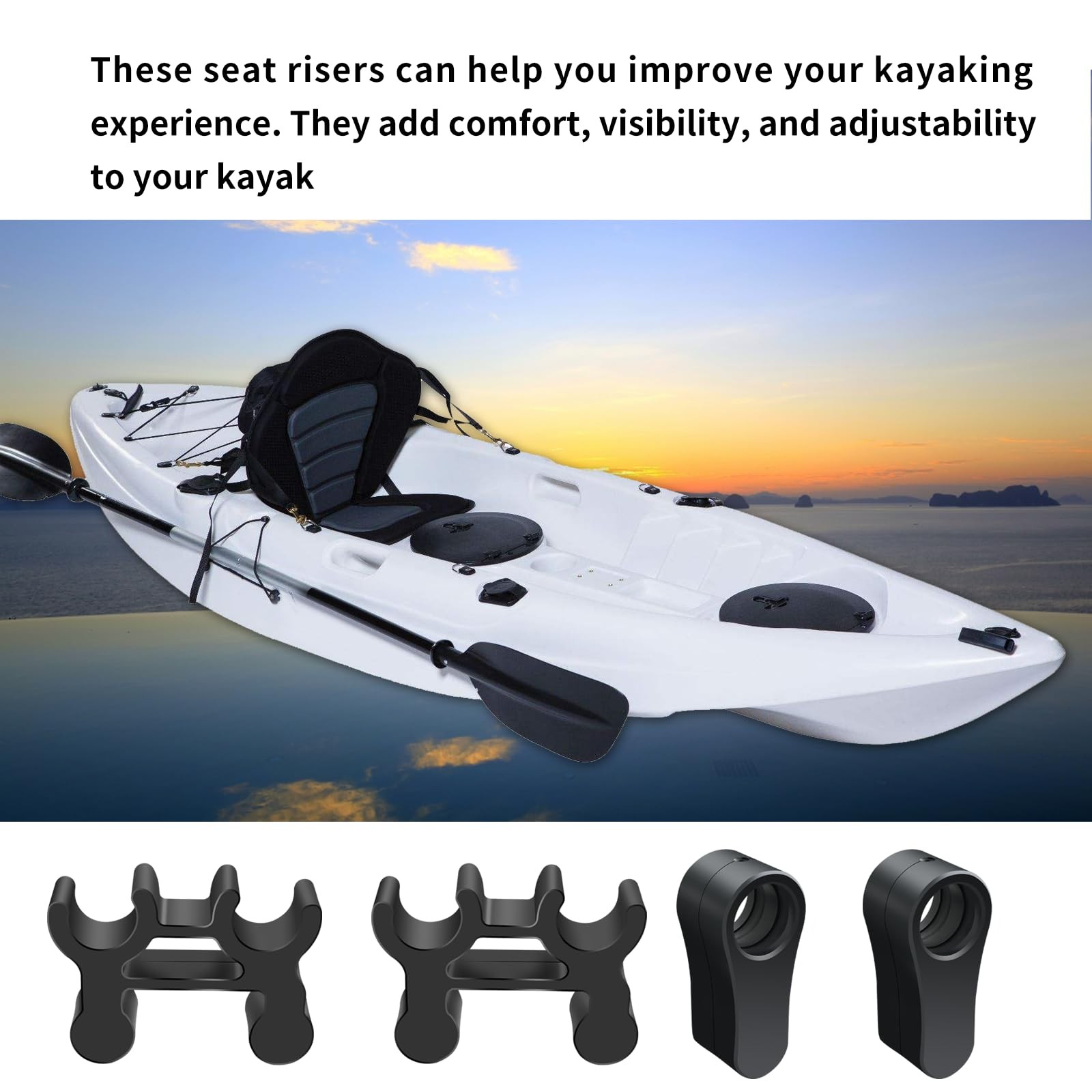 Kayak Seat Risers Compatible with Yukon and Teton Pro Kayaks