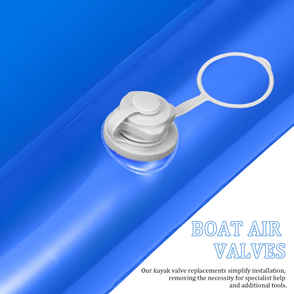 2 Pcs Air Valve for Inflatable Boat Screw Type Kayak Replacement