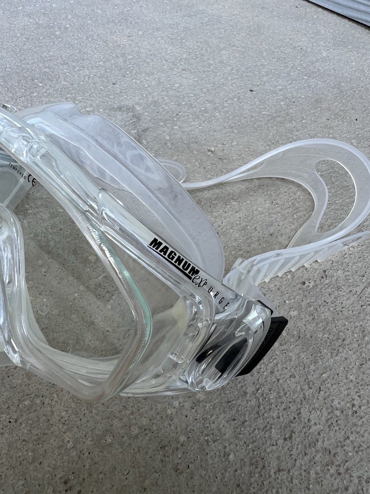 Sherwood Magnum 2 EX Purge Scuba Diving Mask Clear Tempered Glass Snorkel Dive