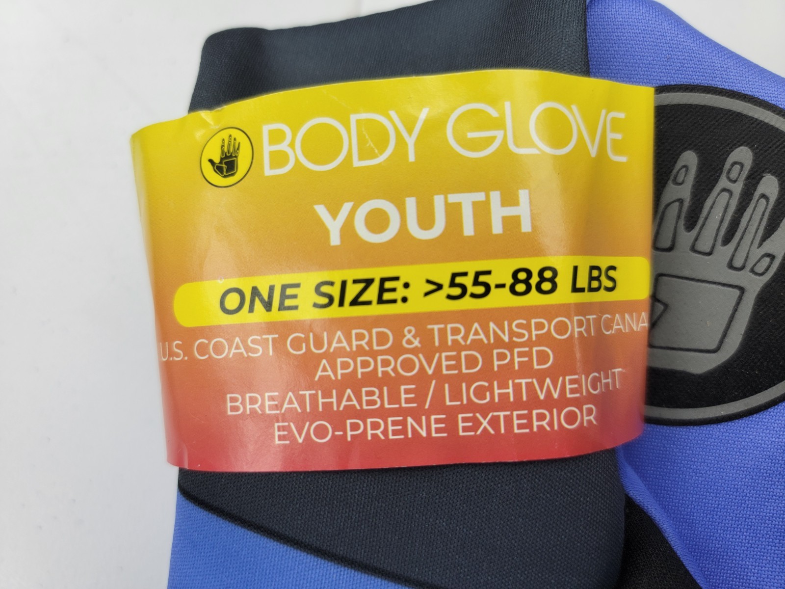 Body Glove PFD Life vest Youth Girl’s 55-88 pounds, Purple Black Gray NEW