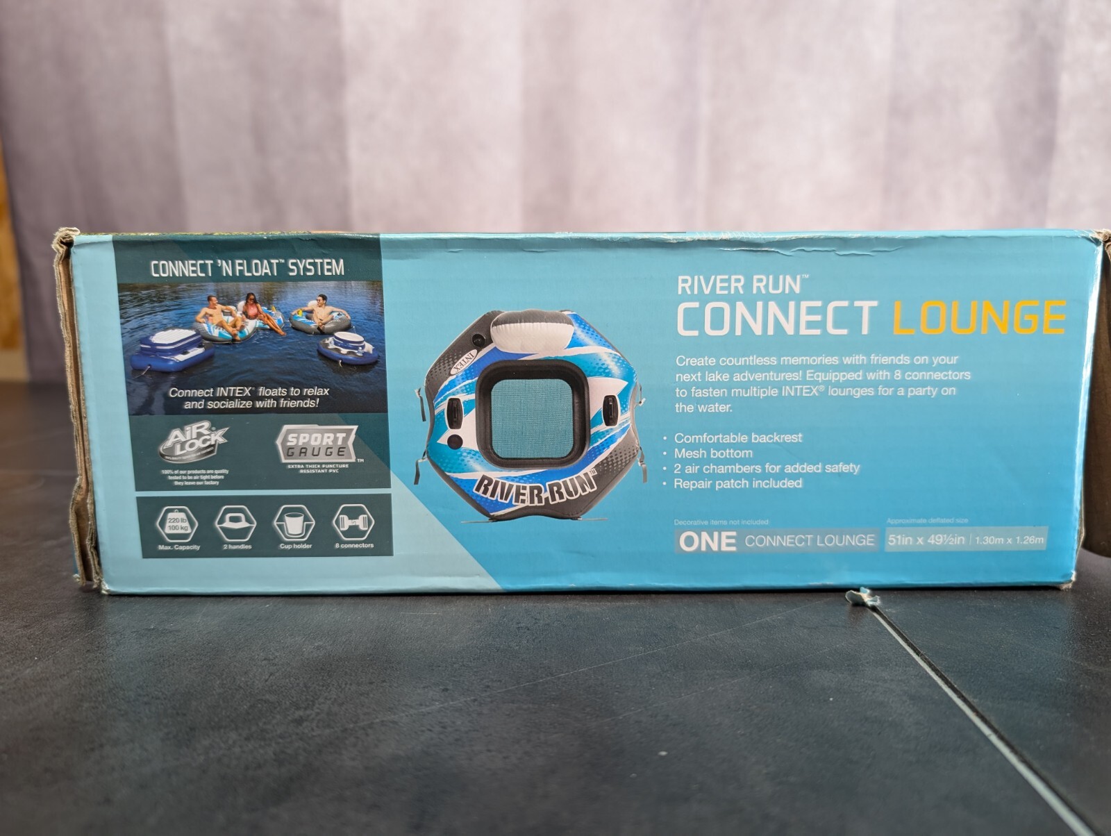 Intex River Run Connect Lounge Connect ‘N Float System New!