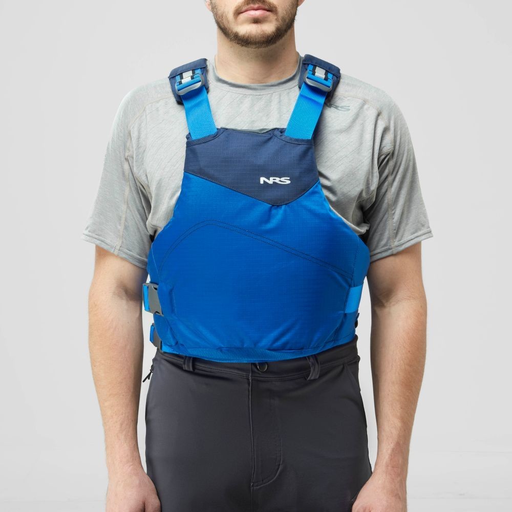 NRS Vapor PFD Life Jacket – Kayak Life Vest USCGA – BLUE