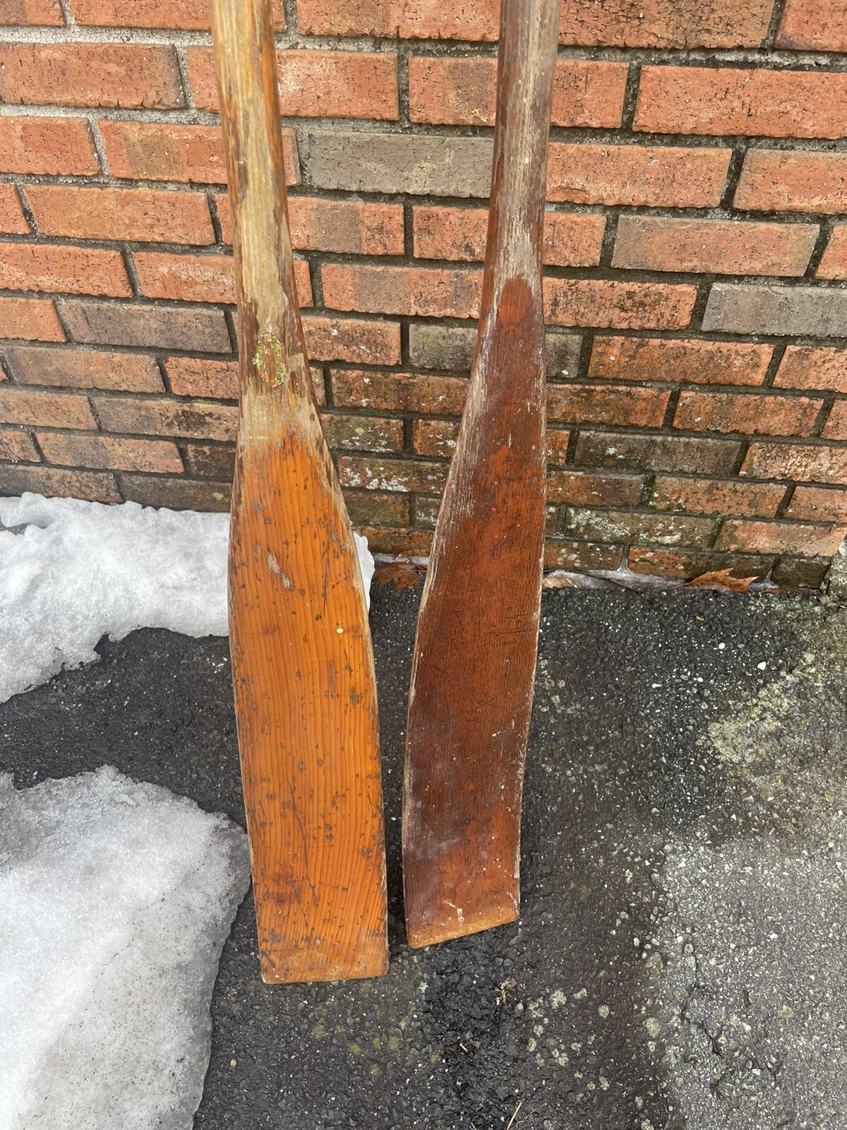 1968 Old Town Canoe Spooned Oars Penobscot Bay Double end ender pea pod pulling