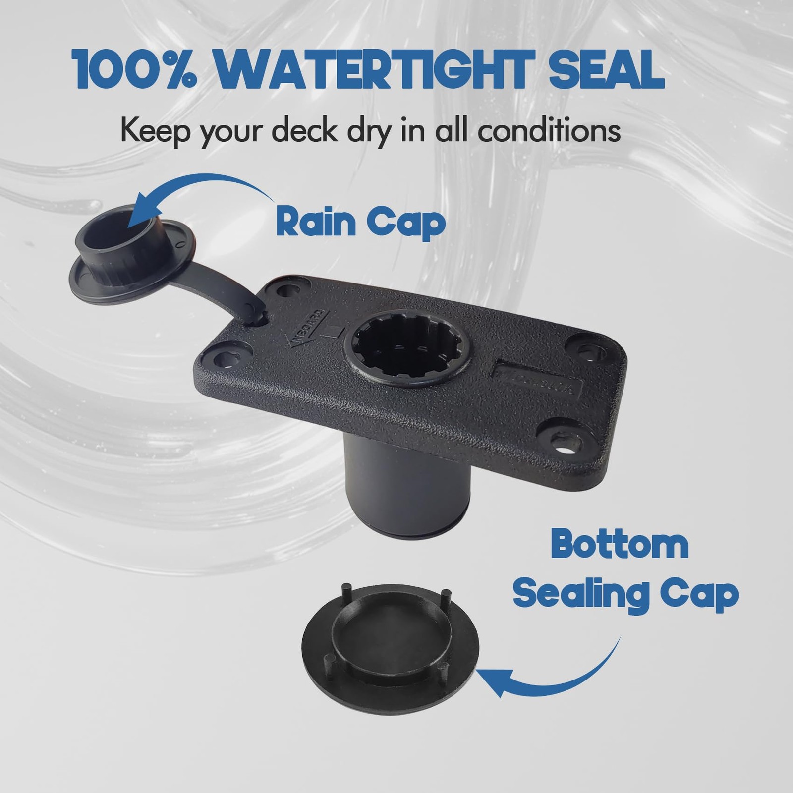 EDSRDPLT Kayak Anchor Lock System Durable Easy-to-Use Anchor Lock for Small B…