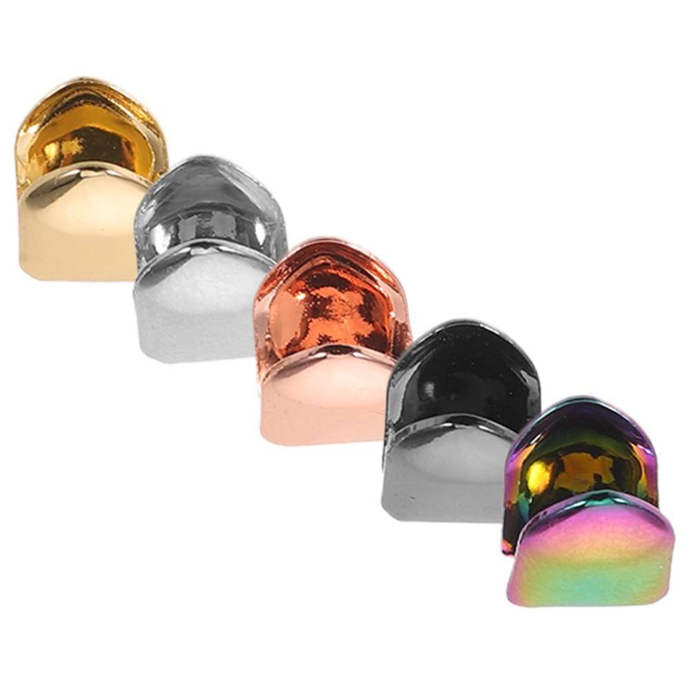 5 Pcs Hip Hop Teeth Single Grill Men Cosplay Tooth Cap Grills for