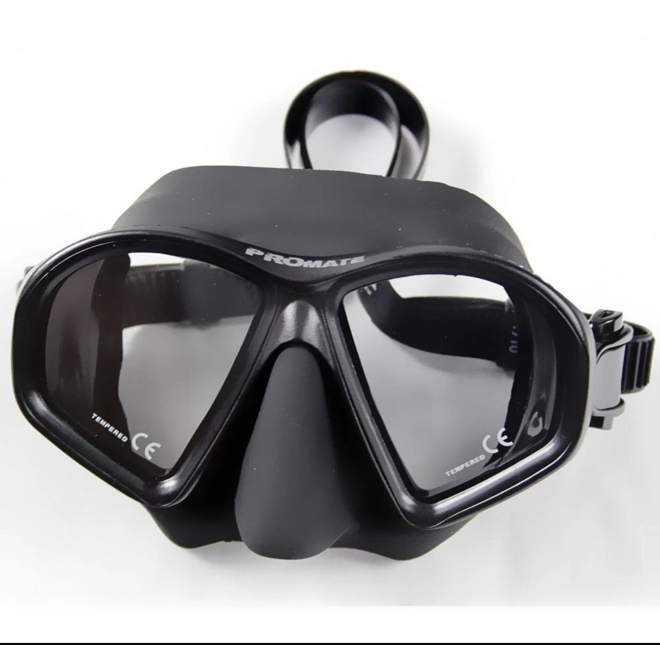 PROMATE Spectrum Adult Snorkeling Mask Fins Dry Snorkel Mesh Bag Dive Gear Set