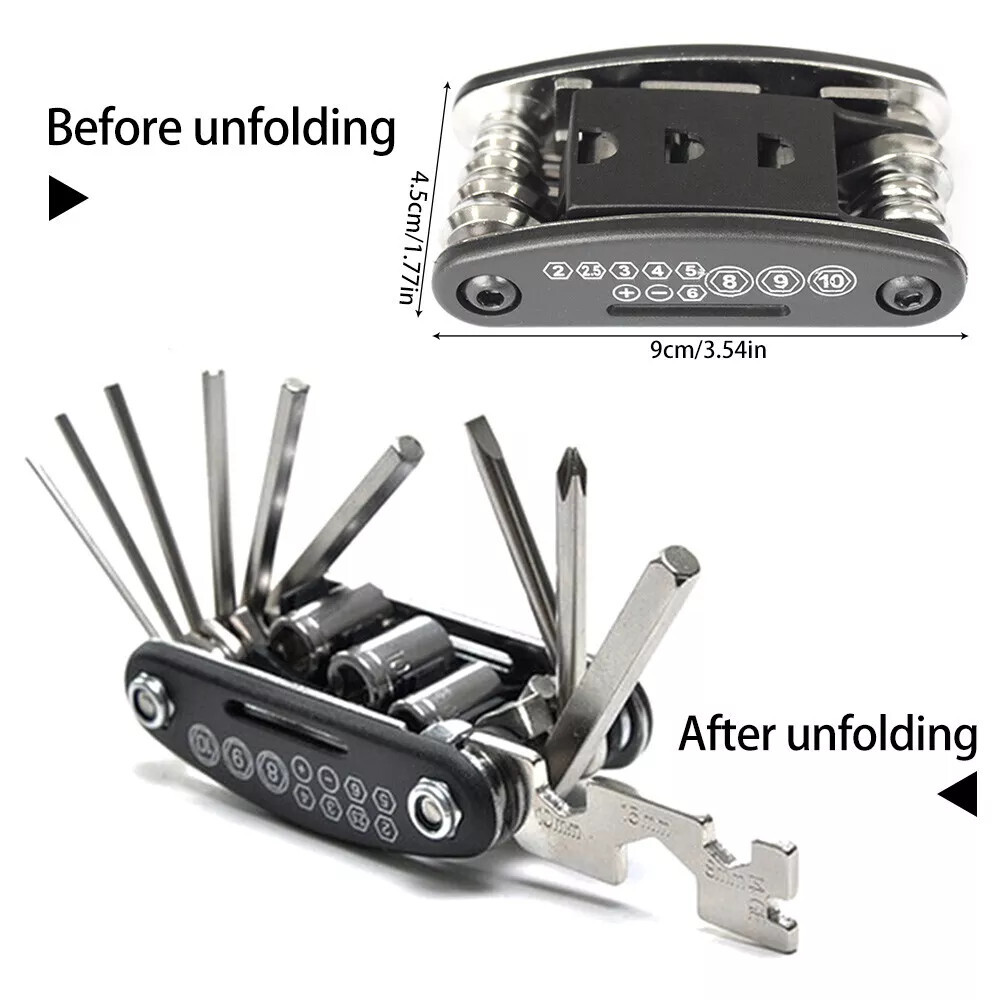 Scuba Diving 16-in-1 Save a Dive Kit Repair Wrench Screwdriver Tool Set