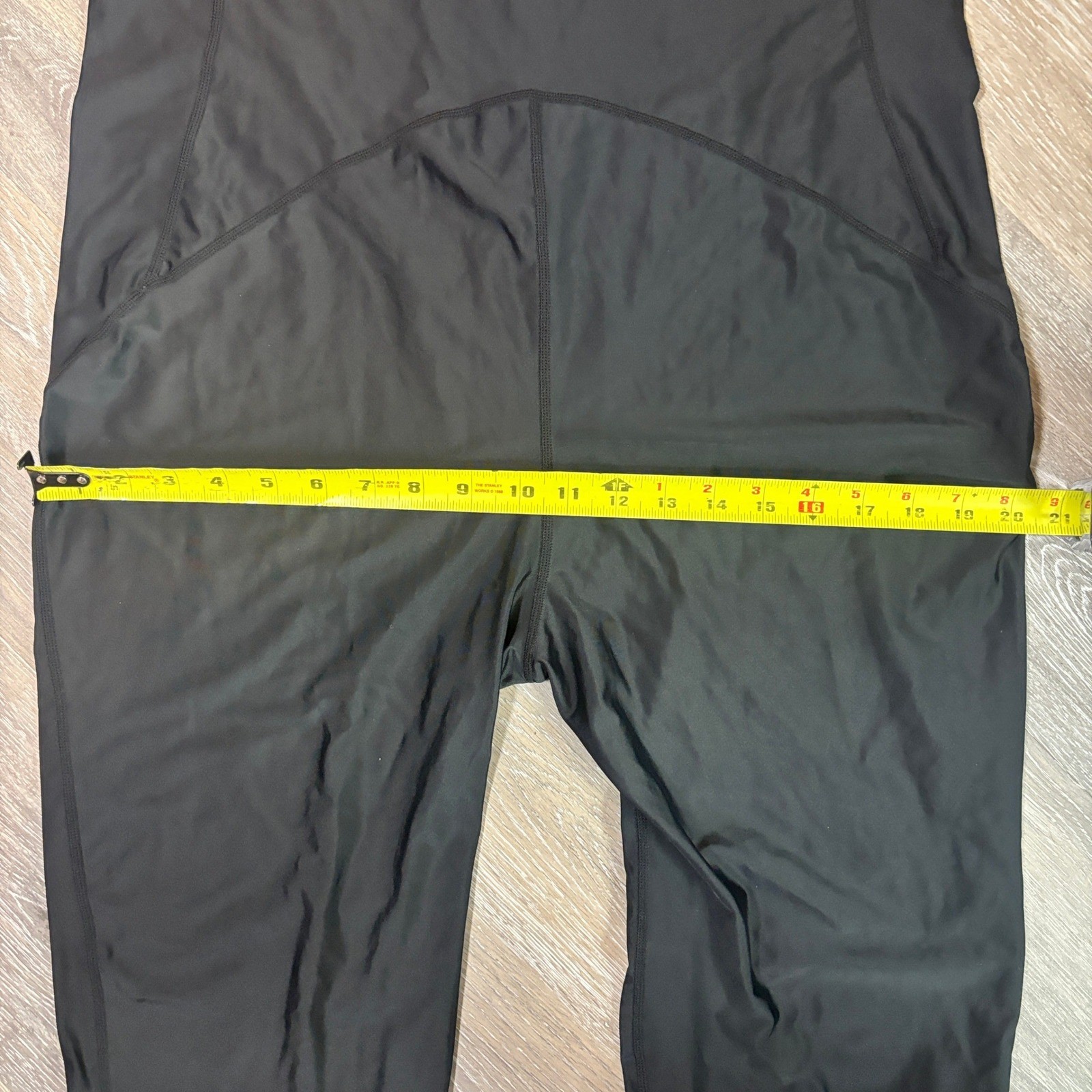 Copozz Full Body Rash Guard Wetsuit 3XL Black Neon Orange Long Sleeve Stirrup