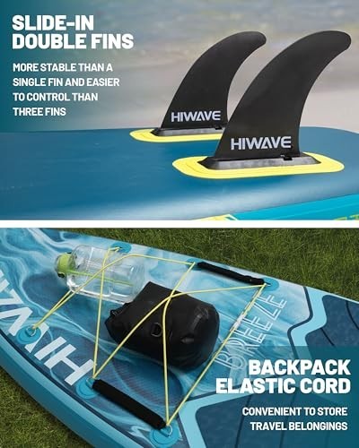 Inflatable Stand Up Paddle Board 11ft 34in 6in 420lb Capacity with Pump and