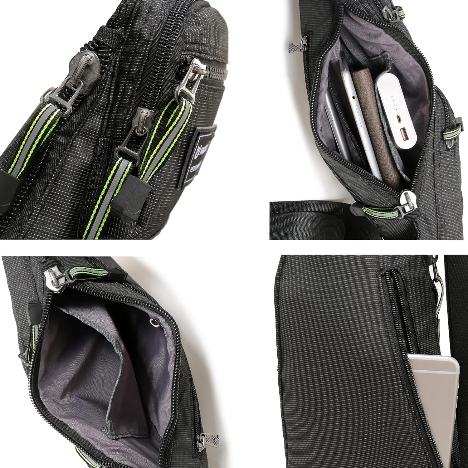 NICGID Sling Bag Chest Shoulder Backpack Crossbody Bags Casual Army Green