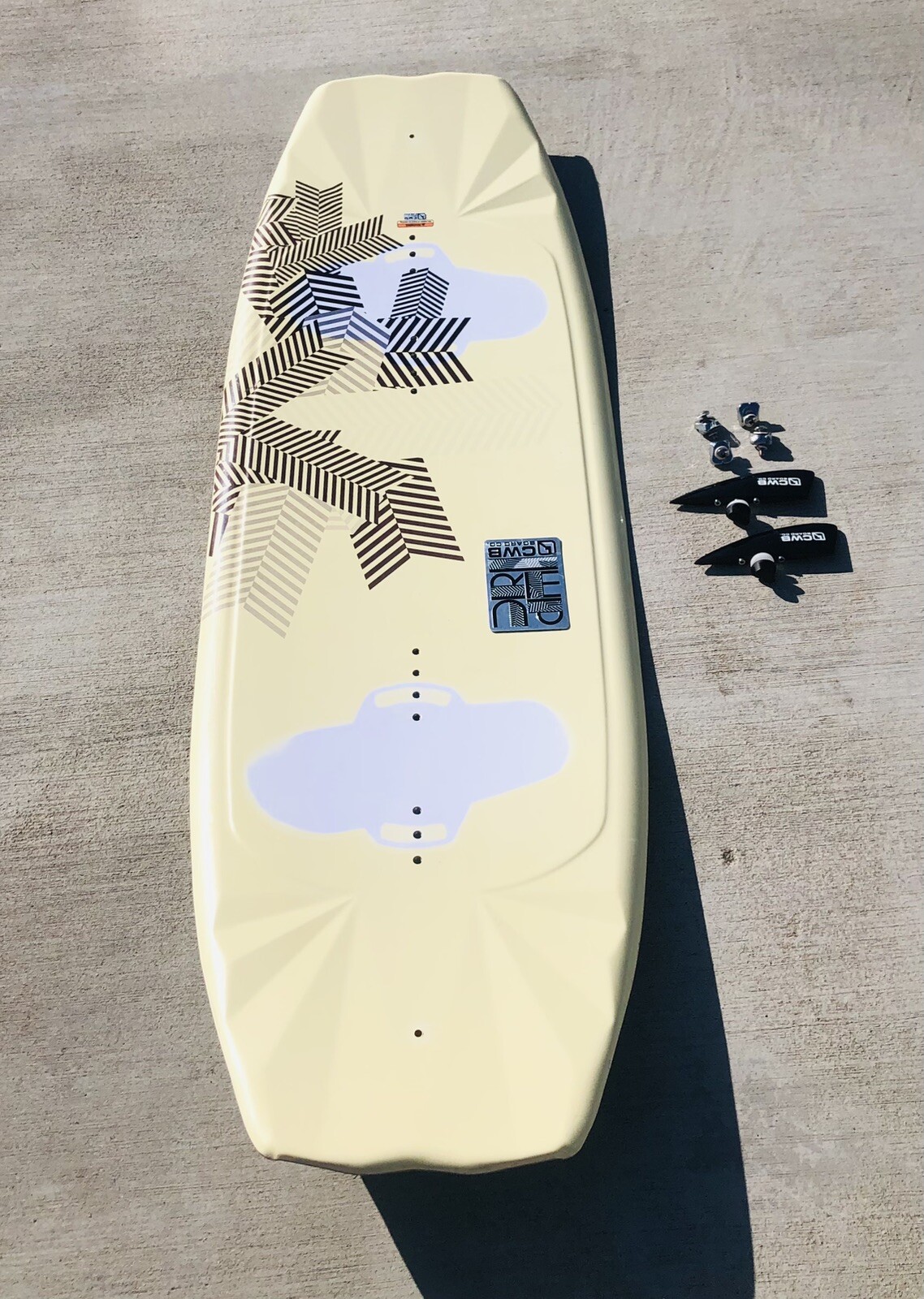 CWB Board Company Pure Wakeboard 134 cm Board Only With CWB Skater 1.9” Fins