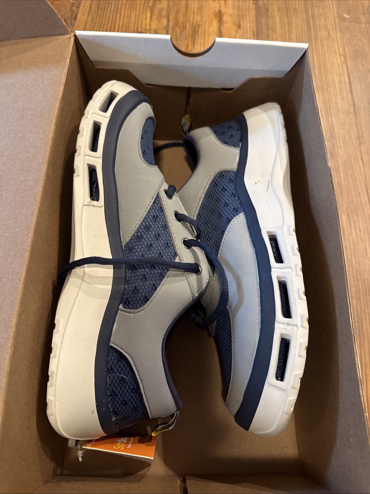 NWT SoftScience Shoes Fin 3.0 Blue/Gray Mens Size 9 NIB