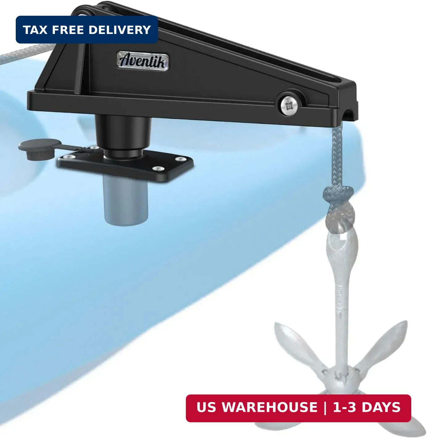 Kayak Anchor Lock System Durable Easy-to-Use Anchor Lock for Small Boats and Kay