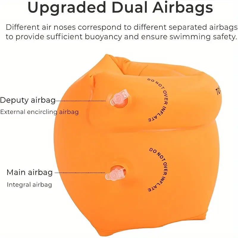 2-4 Pack Arm Floaties for Kids and Adults – Pool Floats Arm Bands Inflatable Swi