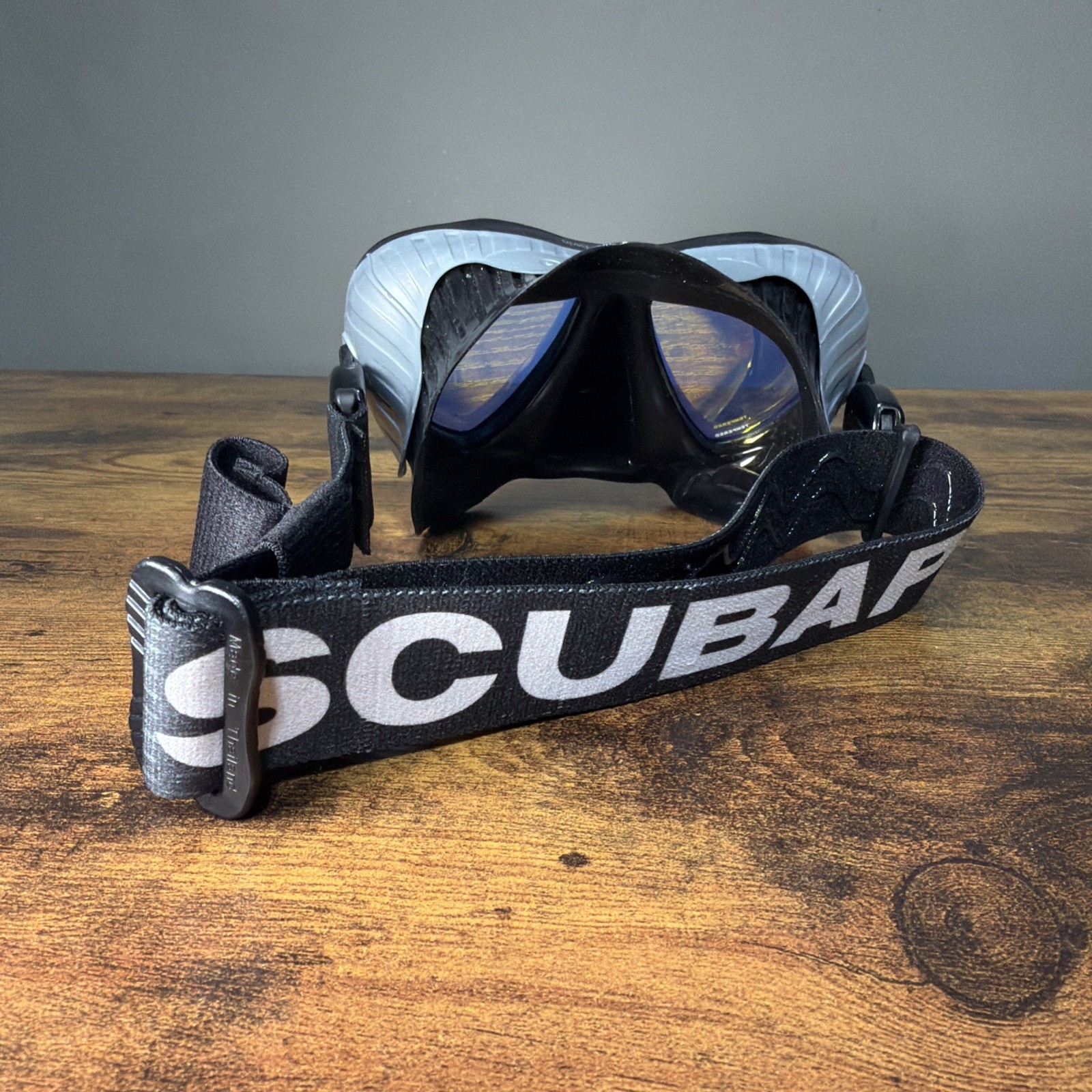 ScubaPro Synergy 2 Twin Scuba Diving Mask – Black/Silver – Comfort Strap