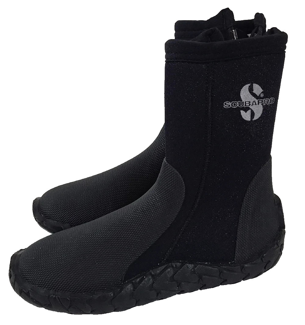ScubaPro Delta 5MM Neoprene Dive Boots Black Scuba Diving Boots Mens 4 Women 5.5