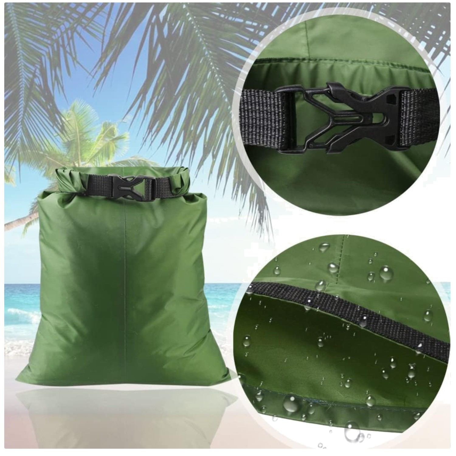 Lightweight Outdoor Dry Sacks Bundle – 5 Pack