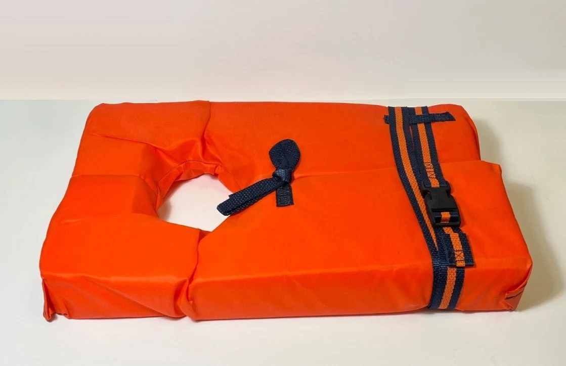 Adult’s Kent Buoyant Life Vest Supports Over 90 lbs Neon Orange TYPE 2-P.F.D USA
