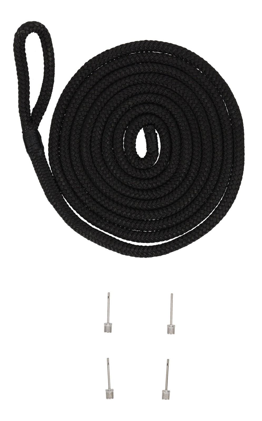 (2) Rockville FEN185-BLACK 8.5″ x 27″ Boat Fenders + 10 Foot Line Marine Bumpers
