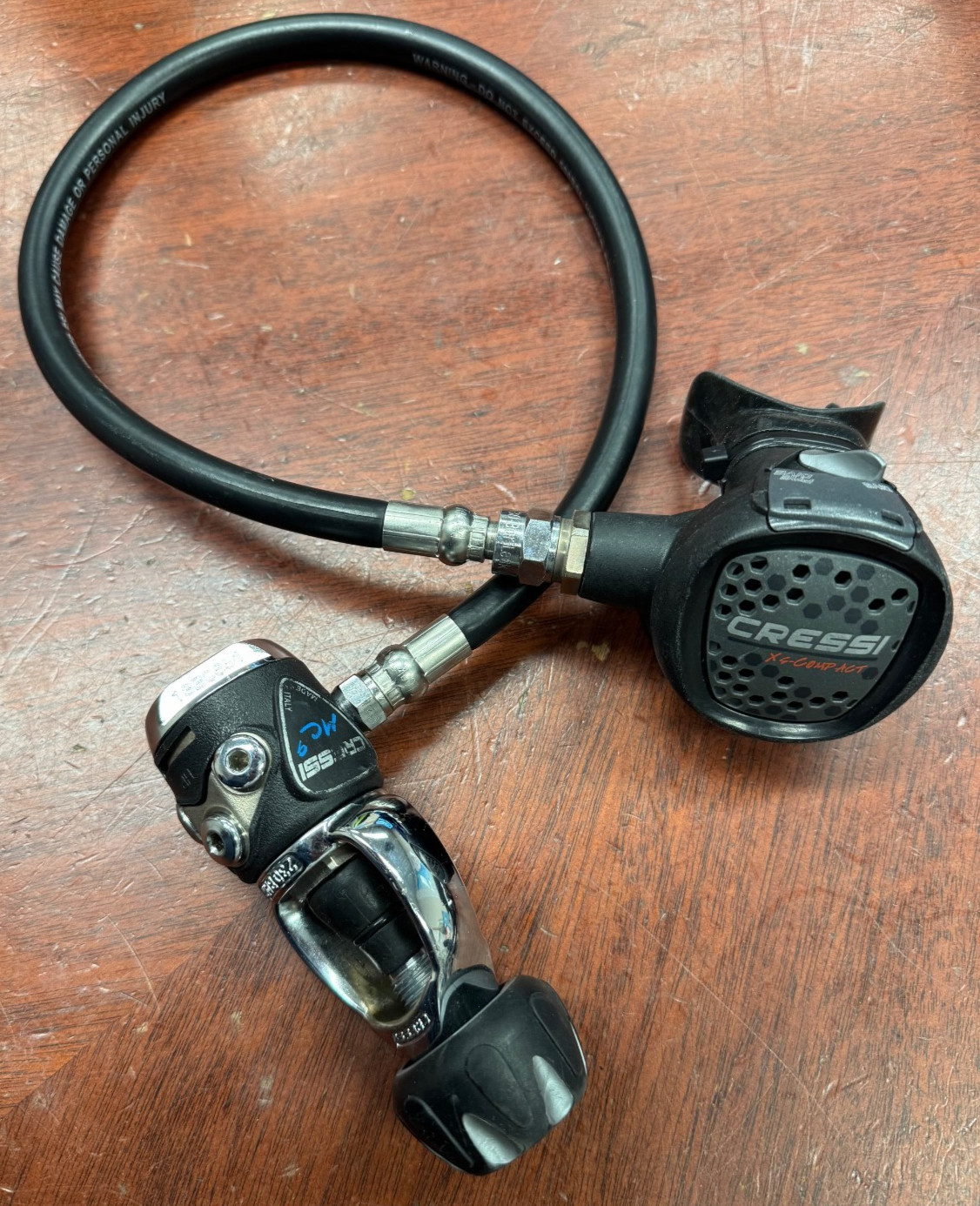 Cressi MC9 1st Stage w/ Compact 2nd Stage Used