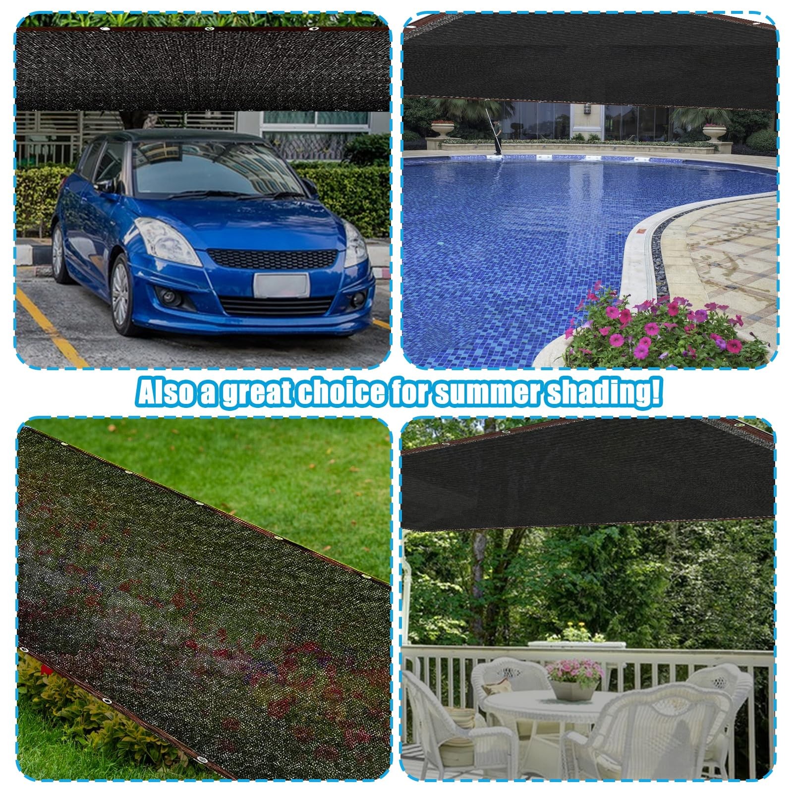 16 x 26FT Pool Leaf Net Cover- Thicken Rectangle Leaf Netting for Inground an…
