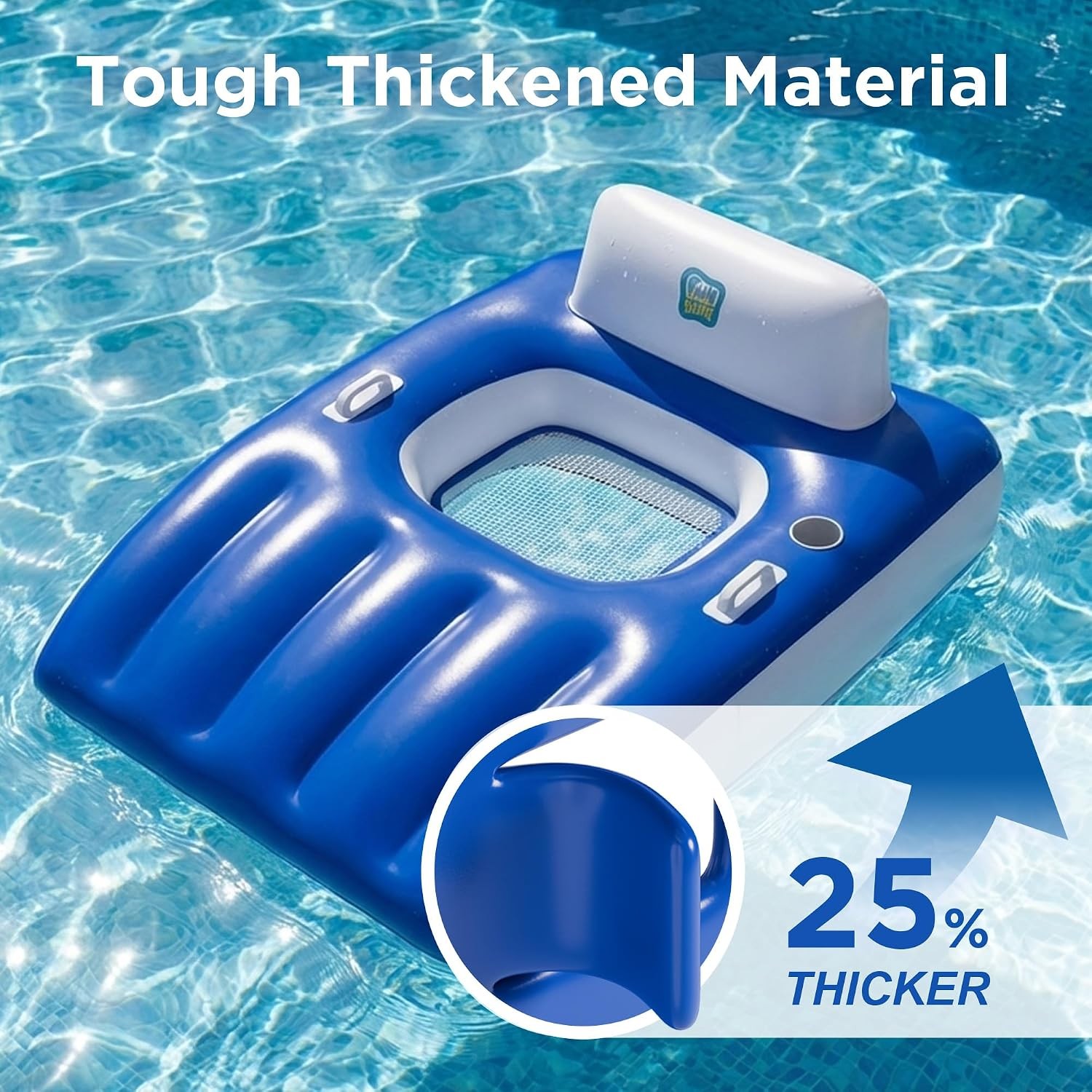 Inflatable Pool Lounge Floats Adult, Floating,Large Swimming Pool Sofa Floaties,