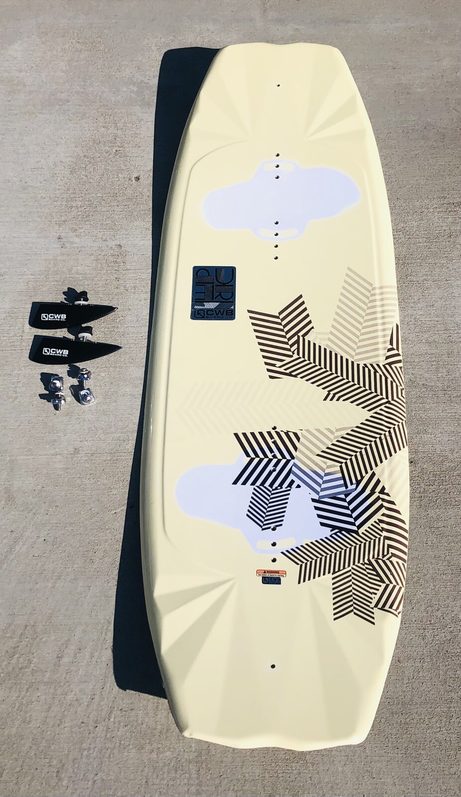 CWB Board Company Pure Wakeboard 134 cm Board Only With CWB Skater 1.9” Fins