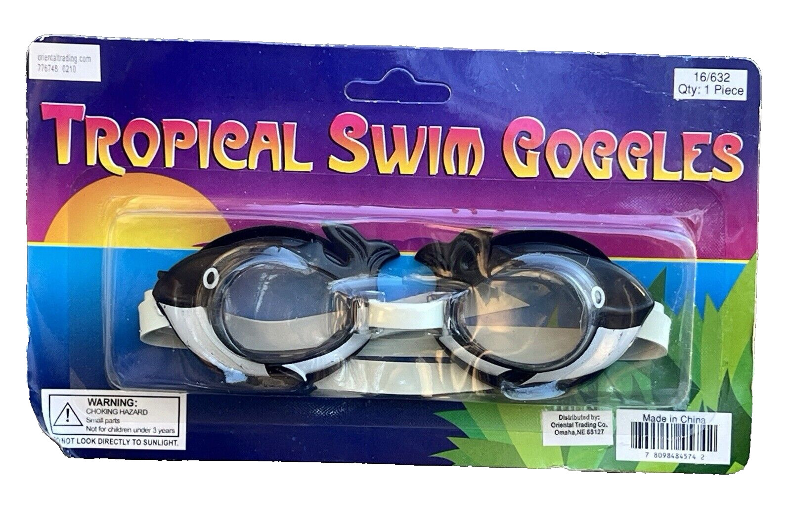 New!! Swim Goggles For Kids – 4 Styles To Choose: Dolphin, Crab, Whale, Fish