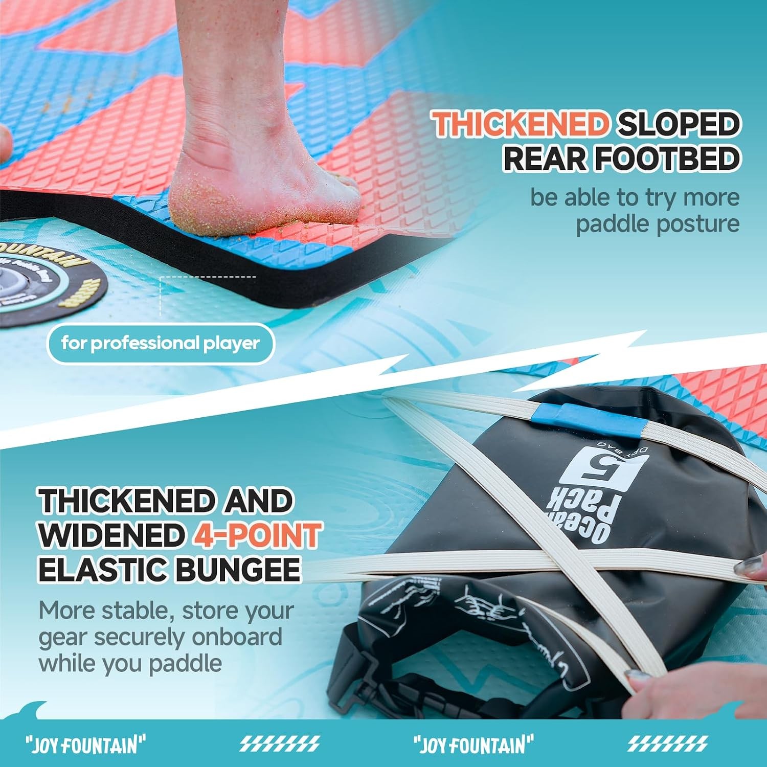 Inflatable Paddle Board 10.8’x31.5″x6″ Stand Up Paddle Boards Premium SUP Board