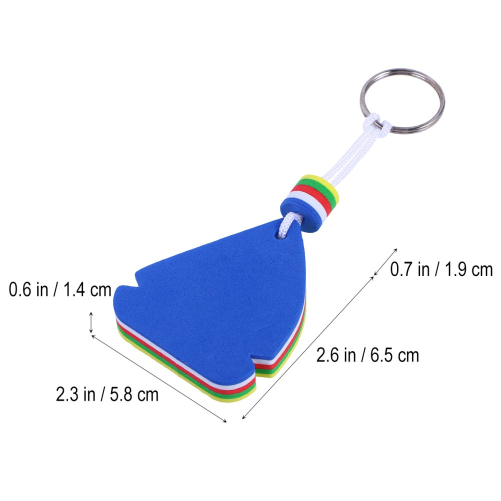 2 Pcs/pack Marine Keychain Float Buoy Boat Accessories Fishing Eva Floating