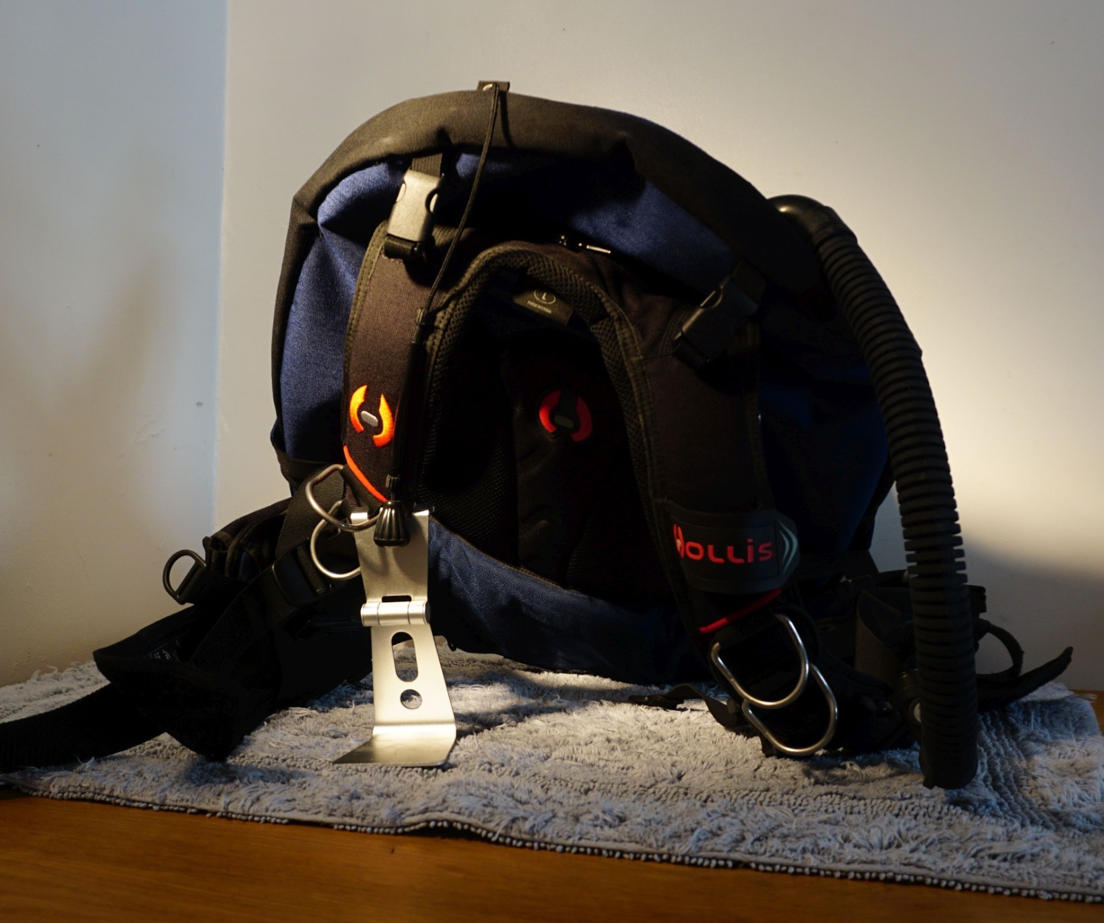 Hollis HD 100 Tec/Rec BCD Large L Blue Near Mint 47 Lbs Lift 210 SN 281508