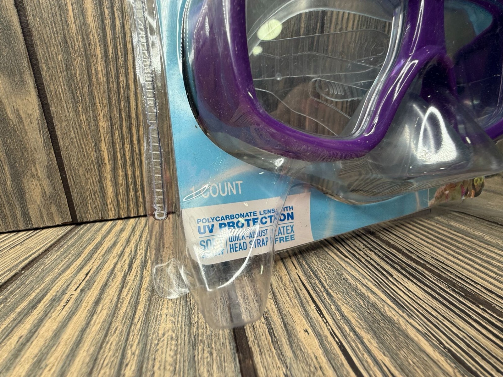 Water Sun & Fun Youth Swim Mask With Polycarbonate Lens & UV Protection