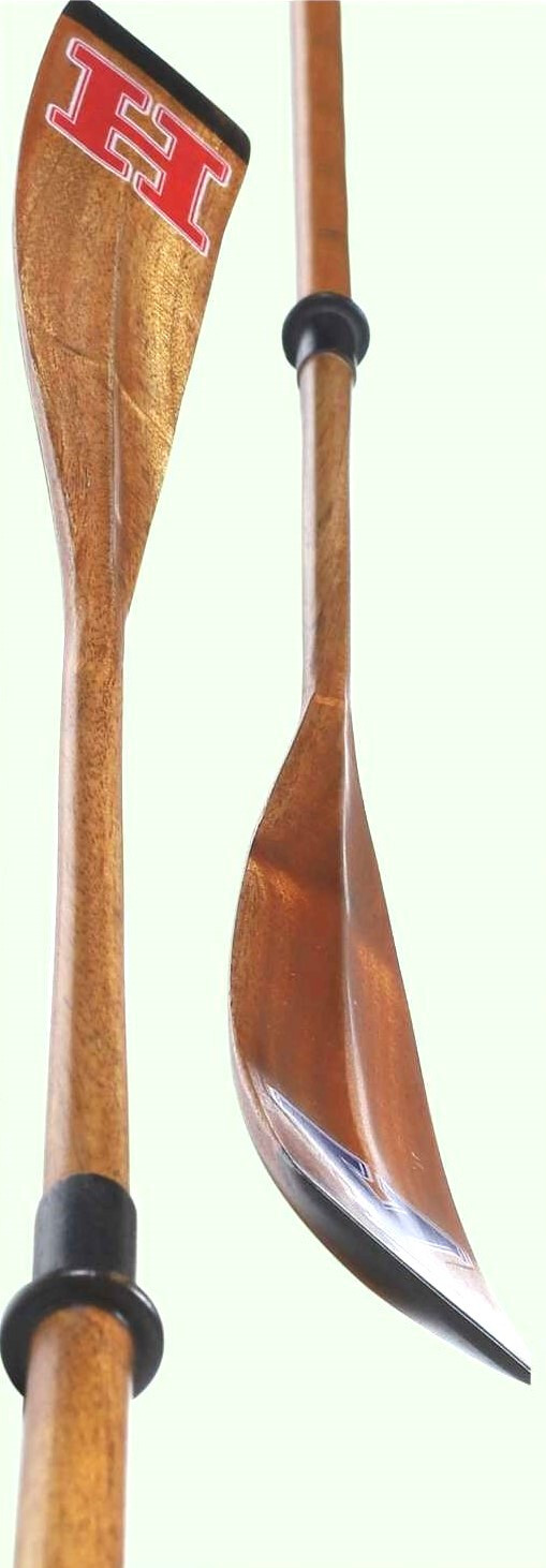 Harvard Yale Varsity Oars 25″ Set/2 w/ Wall Mount Rack Eight Racing Rowing Shell