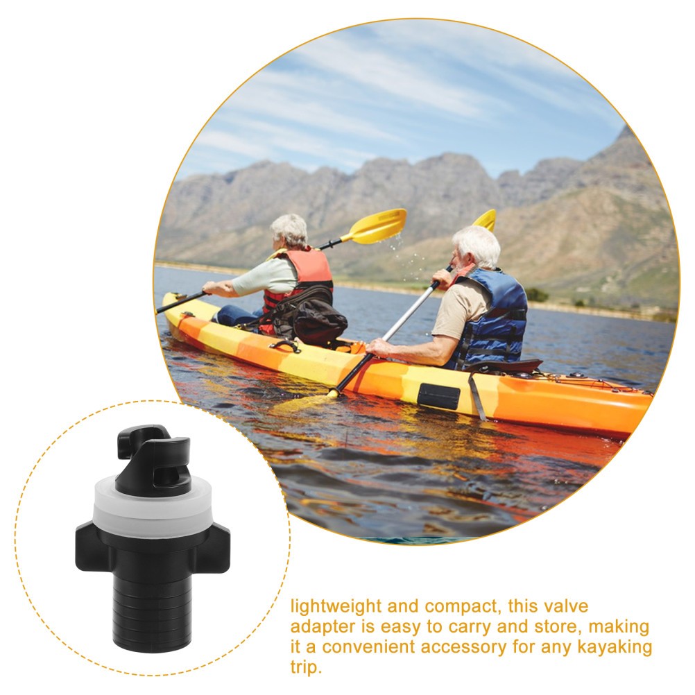 Inflatable Kayak Pump Adapter Boat Drain Plug Air Valve Nozzle Pumps