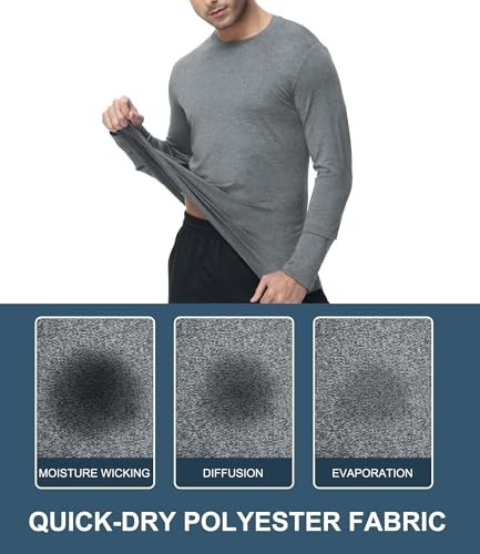 6 Pack Men Dry Fit Medium 1 Black 1 Gray 1 Heather Gray 1 Blue 1 Red 1 Green