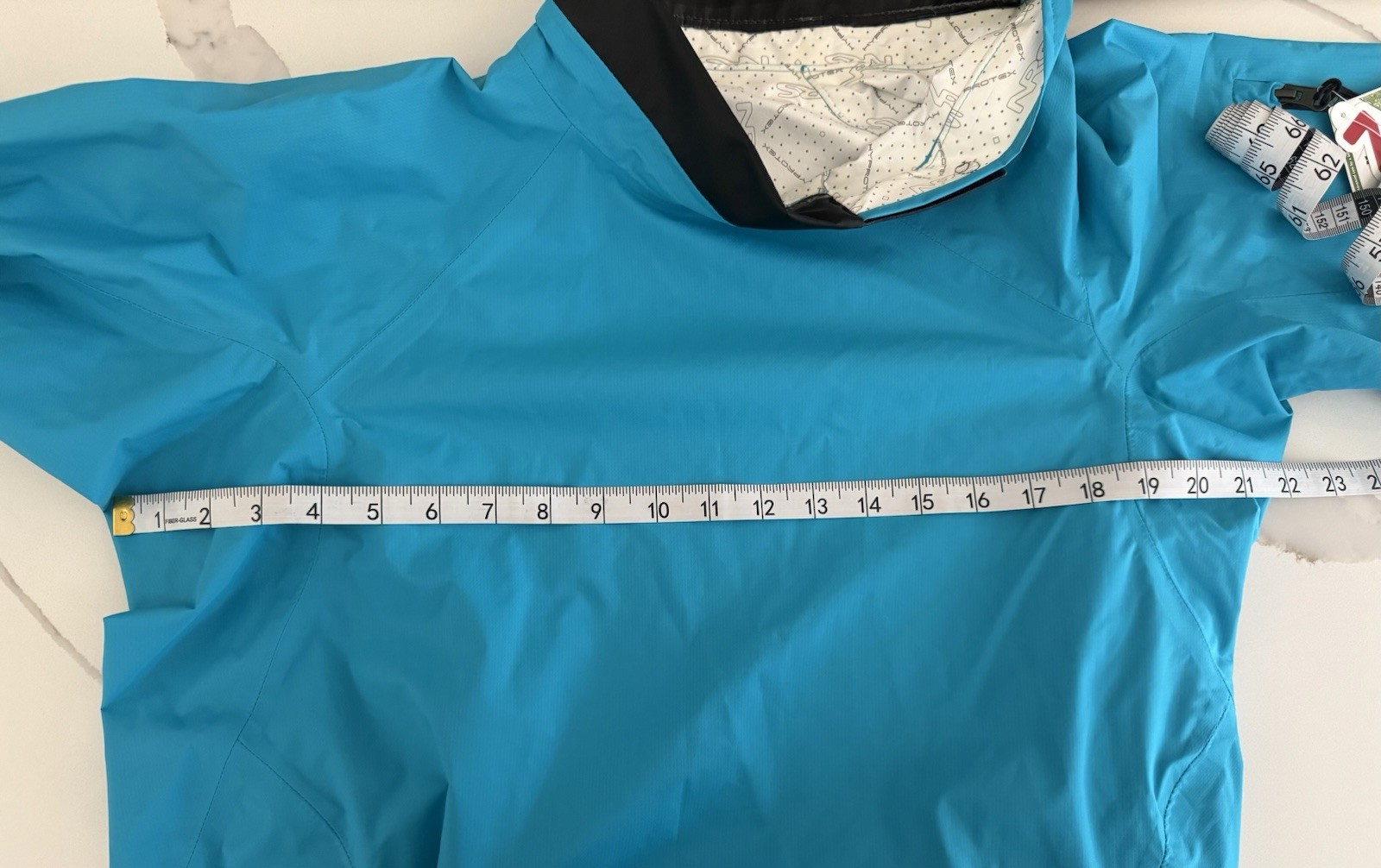 NRS Women’s Large Blue Waterproof Hyprotex Splash Jacket for Kayaking – New!!