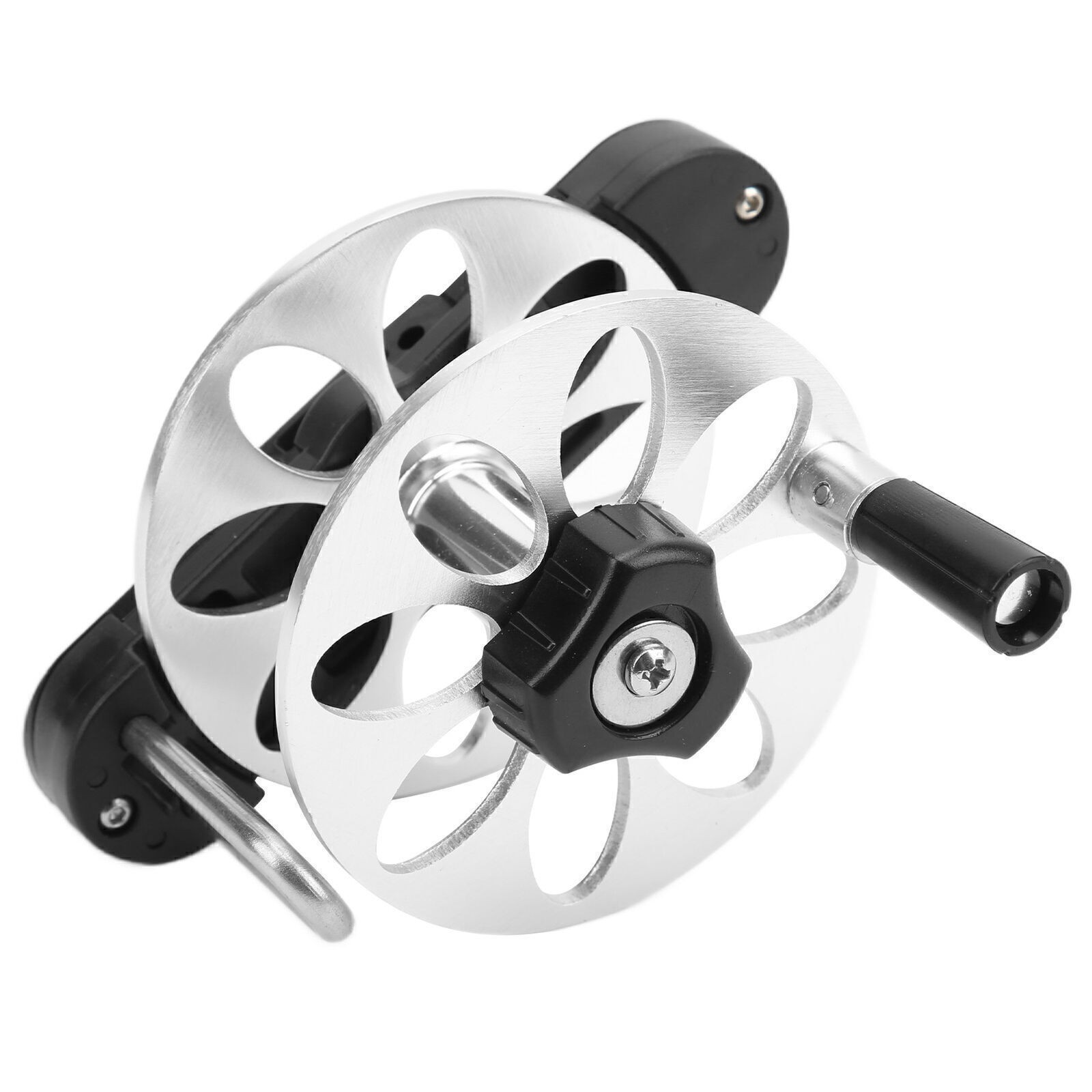 Durable Speargun Reel Aluminum Alloy Tightening Knob Fishing Reel Foldable