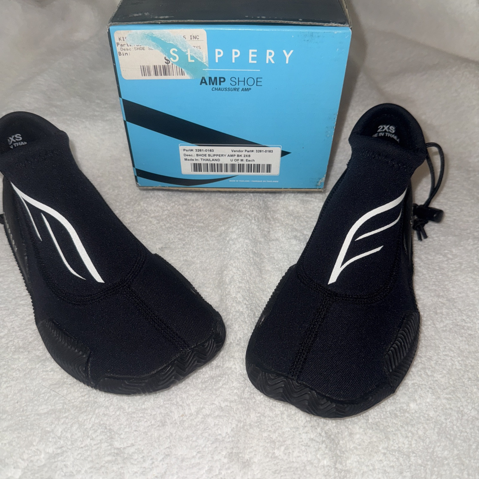 SLIPPERY AMP WATER Sports SHOES Size 2XS 3261-0163 JetSki Boat Boating Jet Ski
