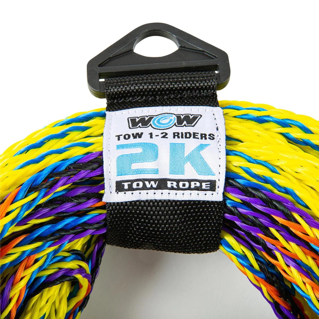 Wow 2K Deck Tube 1-2 Riders 60 Ft Uv Treated Tow Rope With Floating Handle