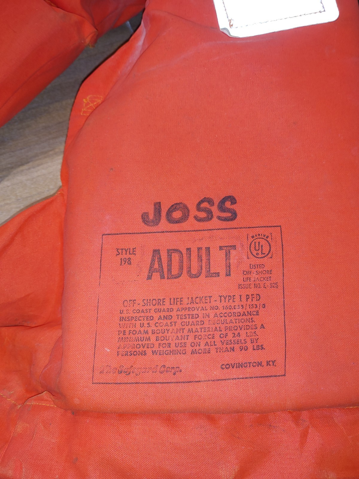 2 off shore life jackets adult type 1