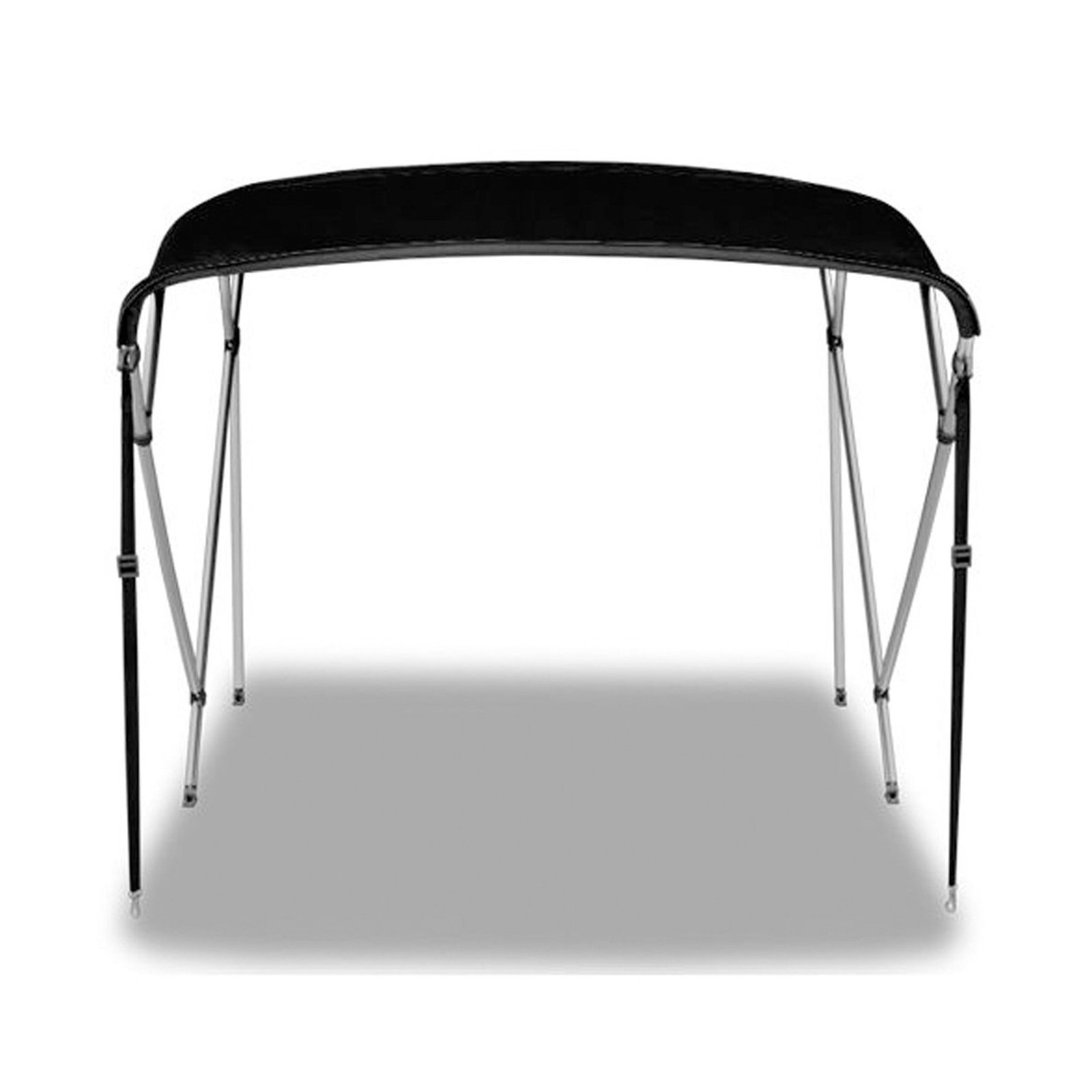Oceansouth 4 Bow Bimini – 8ft Deluxe Black Mounting Width 61″-66′
