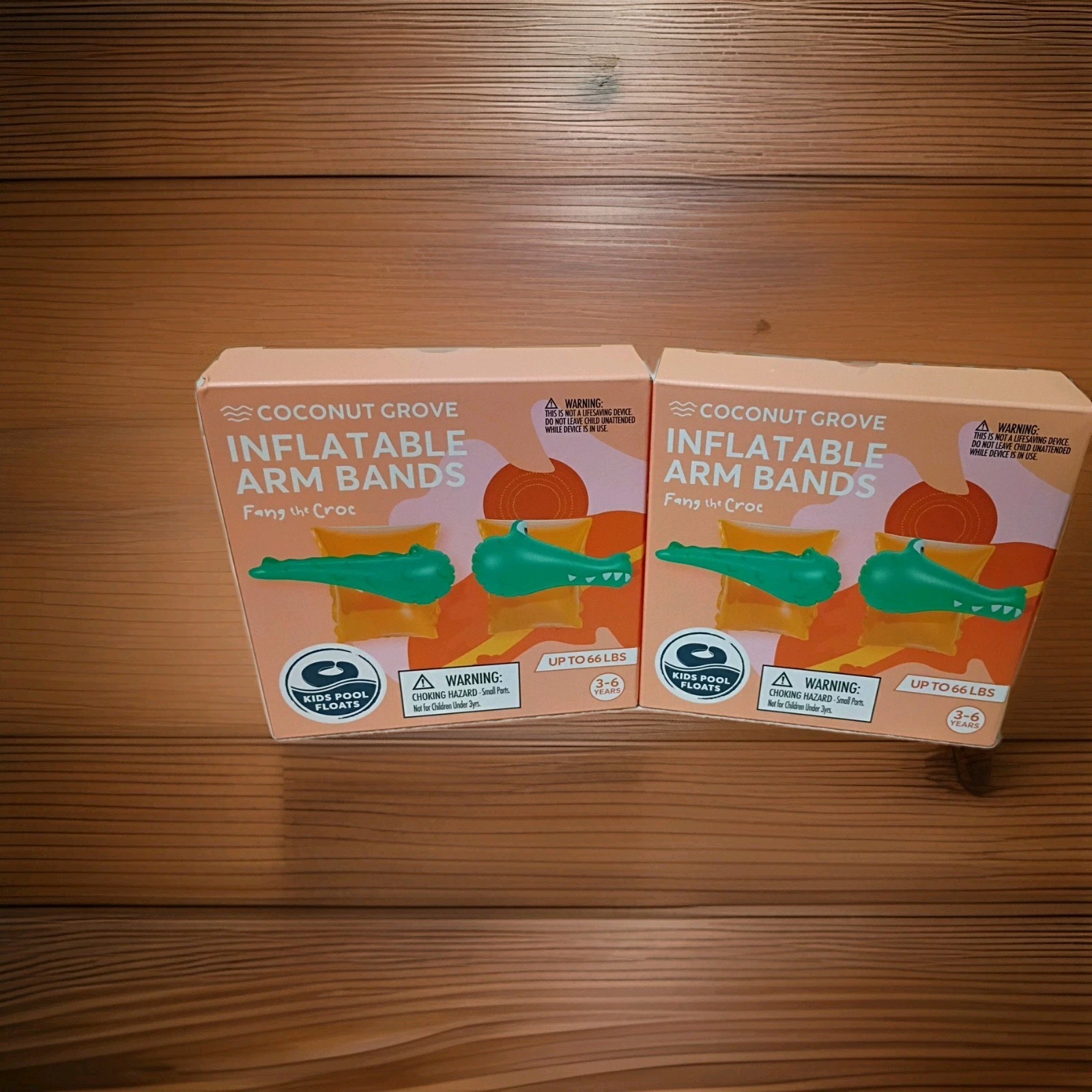 New Coconut Grove Inflatable Arm Bands “Fang the Croc” (3-6 years)