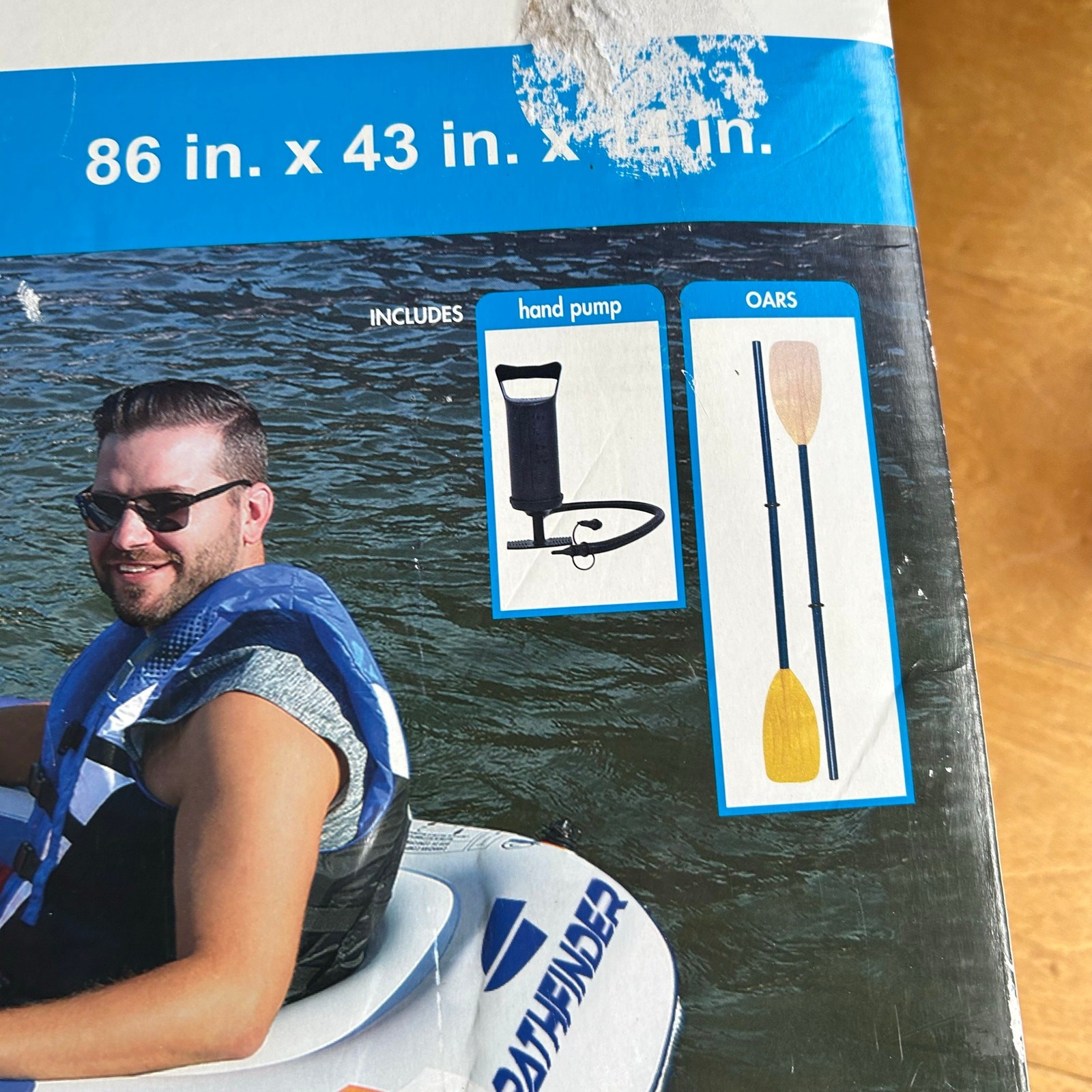 PATHFINDER 4 PERSON RIVER RAFT NIB