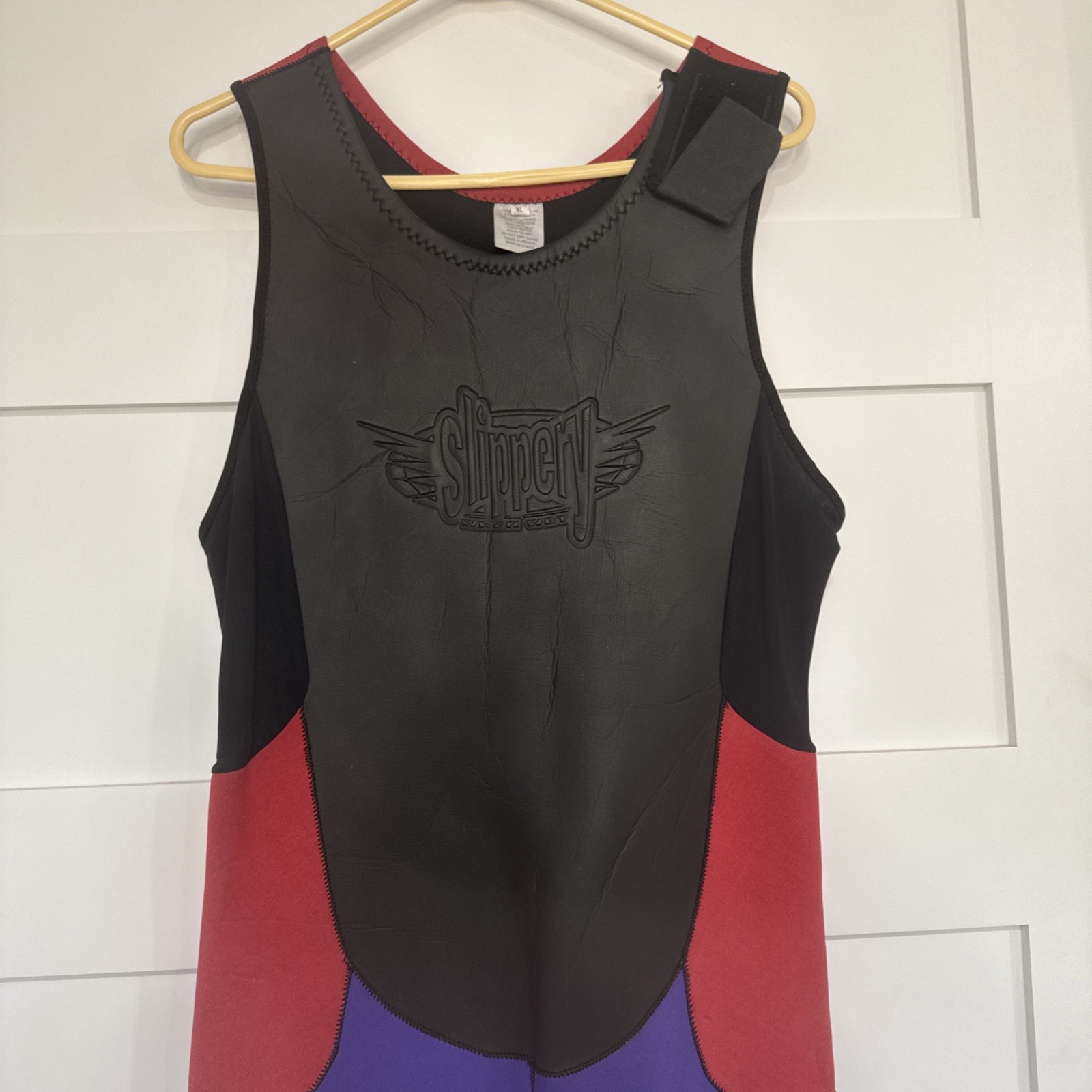 Vintage Slippery When Wet Wetsuit Dominator Titanium Size XL W Heater Top