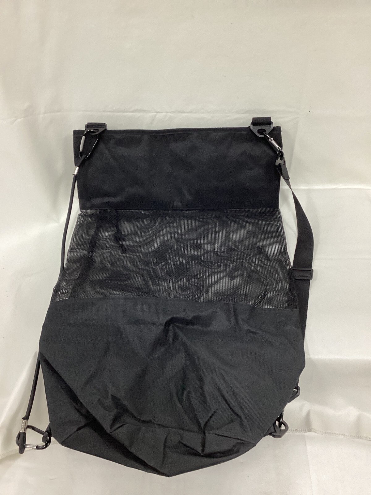 KEMIMOTO Boat Trash Can, Portable Mesh Boat Garbage Bag 50L Marine Collapsible