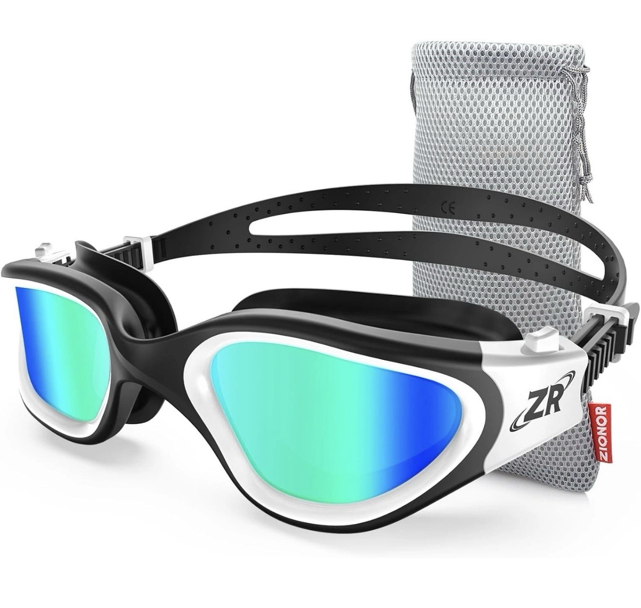 NEW ZIONOR Swim Goggles, Upgraded G1 Polarized Swimming Goggles Anti-fog for Men