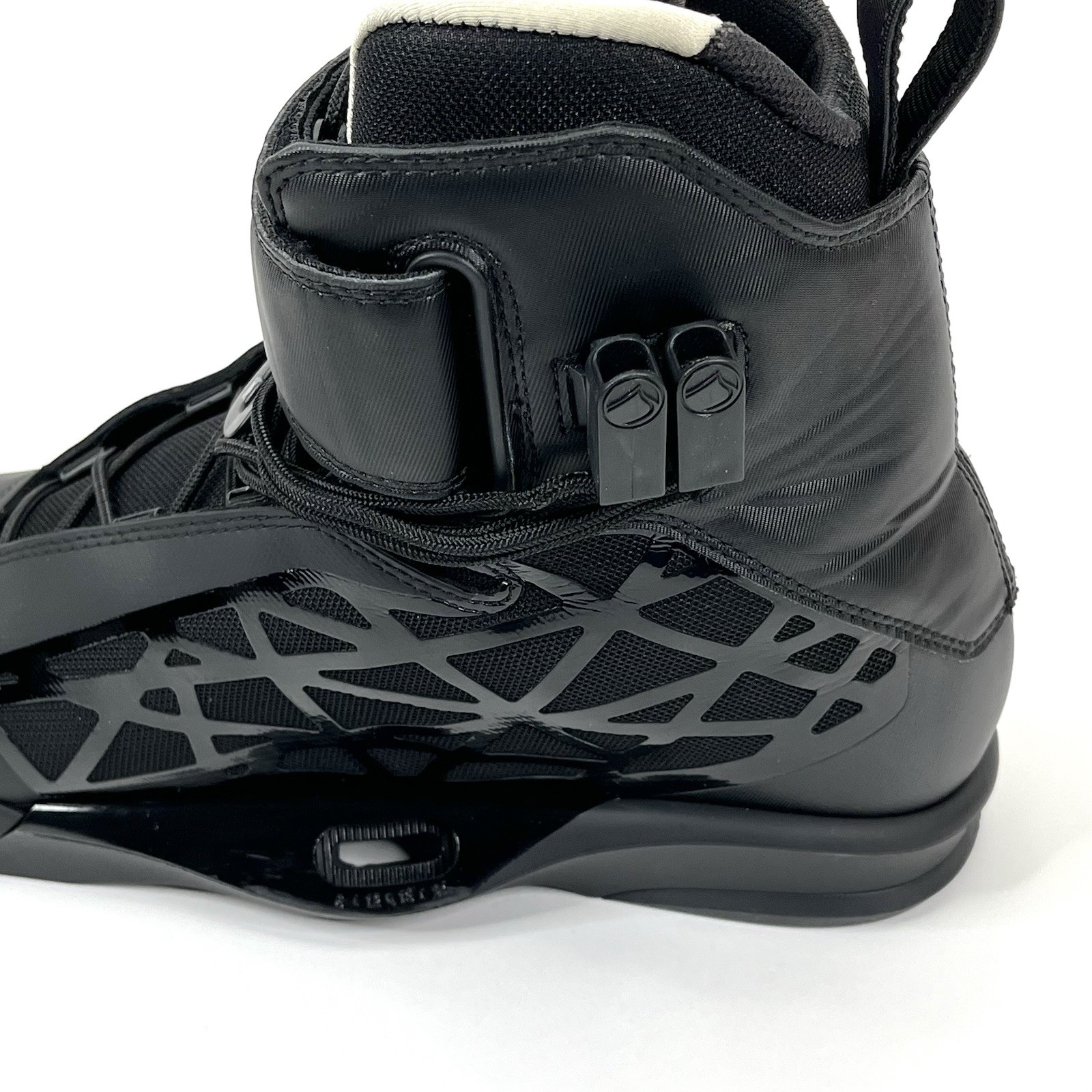 Liquid Force Flex 4D Wakeboard Bindings Black On Black Size Mens 10 11 NEW