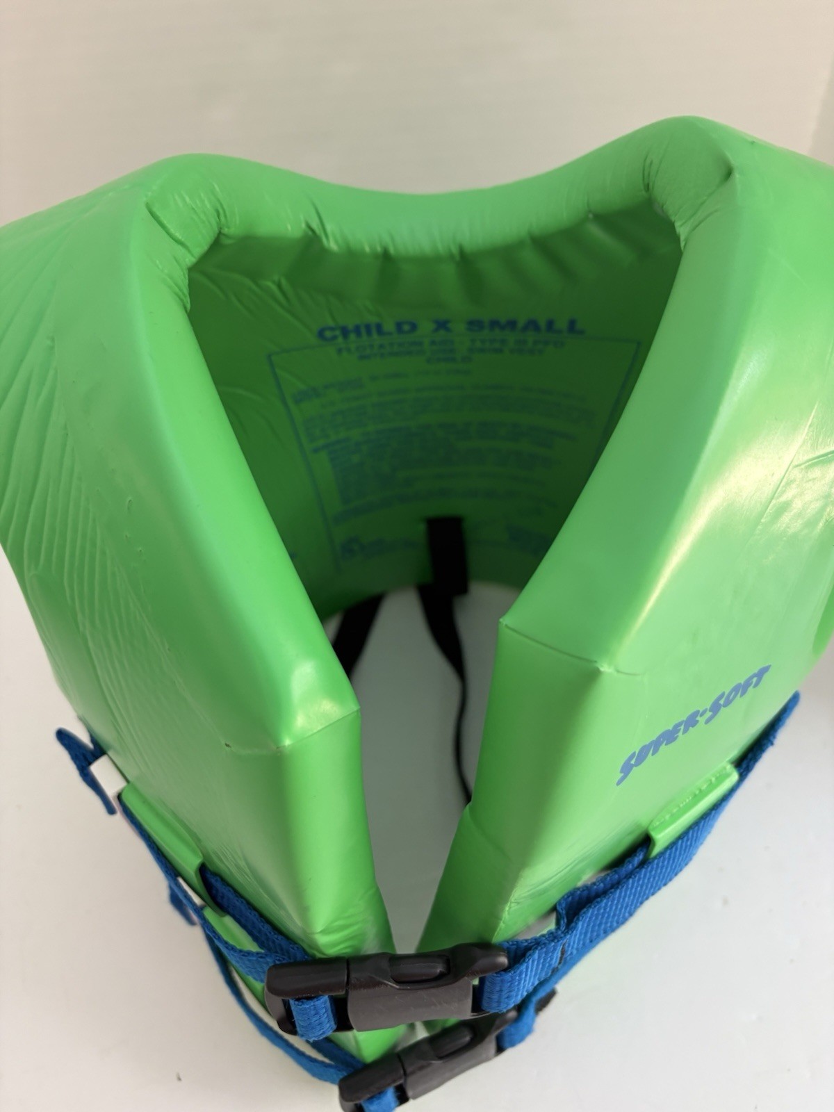 TRC Recreation Super Soft Child X-Small Life Jacket Swim Vest Green USA SHIP2DAY