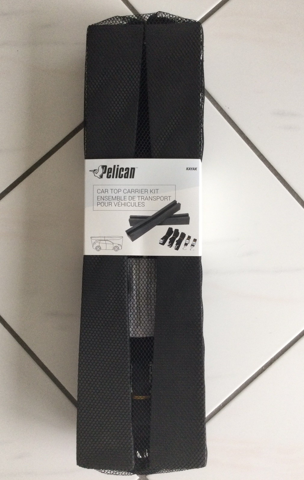 PELICAN Universal Car Roof Top Carrier Kit w/straps & bag Kayak Canoe SUP NEW